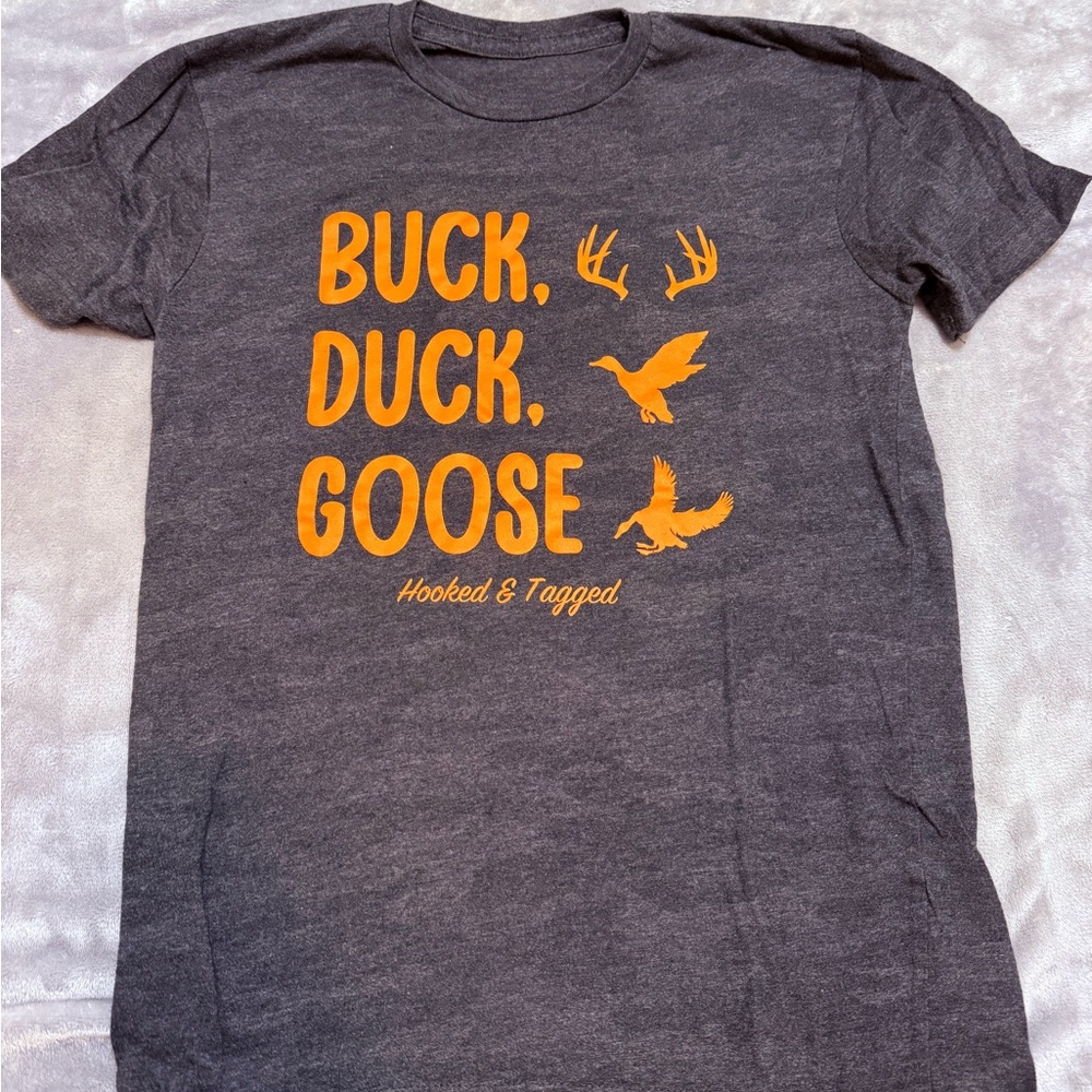 Hooked and Tagged t shirt